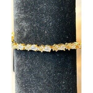 Pear Cut Cubic Zirconia Bracelet